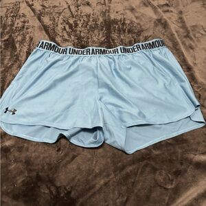 Under Armour Women's Light Blue Athletic Shorts
